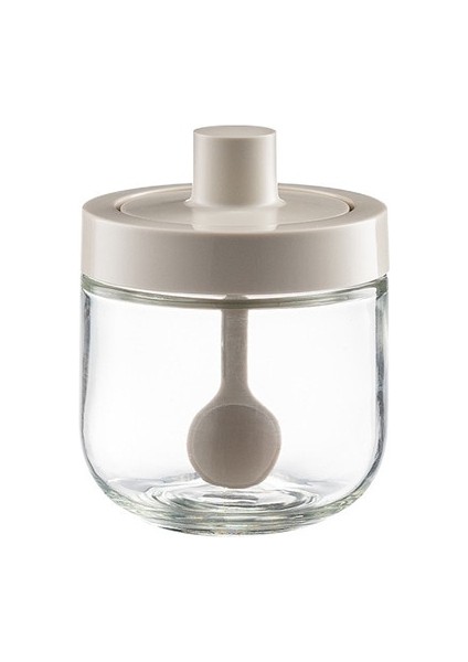 Spoon2 Cam Baharat Kutusu Kaşık Kapağı Entegre Baharat Kutusu Kombinasyonu Baharat Kavanoz Mutfak Bal Tuzluk Yağ Şişesi Baharat Araçları (Yurt Dışından)