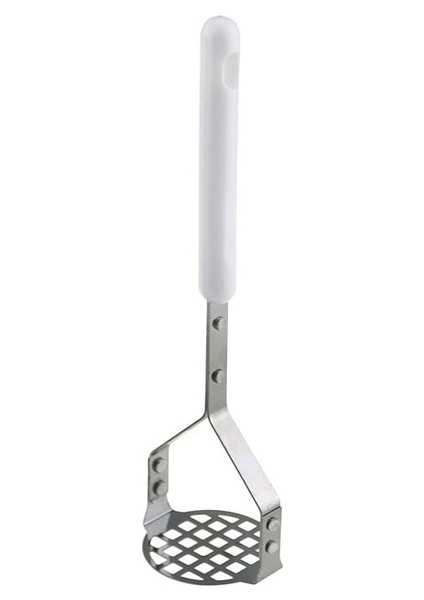 Beyaz Paslanmaz Çelik Patates Ezici Çocuk Gıda Takviyesi Sarımsak Çamur Basın Kırıcı Muz Kabak Mutfak Sebze Meyve Araçları (Yurt Dışından)