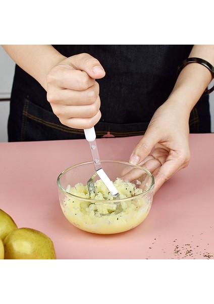Beyaz Paslanmaz Çelik Patates Ezici Çocuk Gıda Takviyesi Sarımsak Çamur Basın Kırıcı Muz Kabak Mutfak Sebze Meyve Araçları (Yurt Dışından) fiyatları