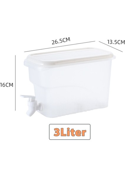 3l Meyve Suyu Sürahi 3.5 Litre Buzdolabı Soğuk Su Isıtıcısı Büyük Kapasiteli Su Suyu Sürahi Musluk ile Limon Bira Su Isıtıcısı Sürahi Içecek Dağıtıcı (Yurt Dışından) fiyatları
