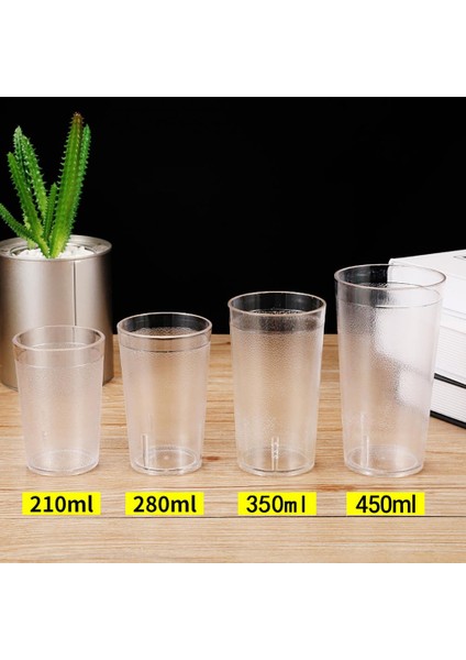 S 210/280/350/450ML Akrilik Bardak Içme Bardağı Kırılmaya Dayanıklı Buzlu Şeffaf Kupa Çay Bira Içecek Bardağı Içecek Bardağı (Yurt Dışından) indirimleri