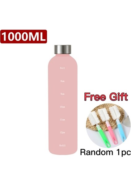Stil 10 1000ML 1 Litre Su Şişesi Motivasyon Içme Şişesi Zaman Işaretleyici Çıkartmaları ile Spor Su Şişeleri Taşınabilir Yeniden Kullanılabilir Plastik Bardaklar (Yurt Dışından) fiyatları