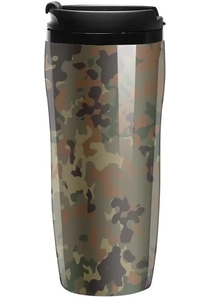 350 ml Yeni Flecktarn Desen Kamuflaj Seyahat Kahve Kupa Kahve Lüks Fincan Kahve Termos Kupa Gözlük Kahve (Yurt Dışından)