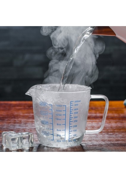 Kapaksız 500ML 250ML/500ML Isıya Dayanıklı Cam Ölçüm Kabı Süt Ölçeği Mikrodalga Ölçü Sürahisi (Yurt Dışından) fırsatları