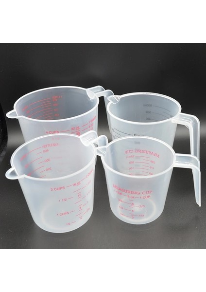 Şeffaf 1000ML 250-1000ML Mezun Ölçüm Kabı Sıvı Kabı Epoksi Reçine Silikon Yapma Aracı Şeffaf Karıştırma Kabı Plastik Ölçüm Kabı (Yurt Dışından) fırsatları