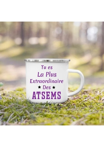 UXH178653-A015WH 8cm Merci Atsem Gündem 2022/2023 Baskı Kupalar Yaratıcı Kahve Fincanları Içecekler Su Süt Kupası Emaye Kupa Okul Ev Kolu Drinkware Hediyeler (Yurt Dışından)