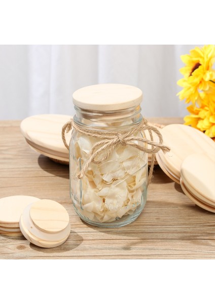 52MM 1 Adet Ahşap Kapaklı Yeniden Kullanılabilir Cam Turşu Kavanozu Bira Bambu Konserve Kapaklar Şişe Sızdırmazlık Geniş Ağızlı Kapak Mutfak Içme Aksesuarları (Yurt Dışından) fiyatları