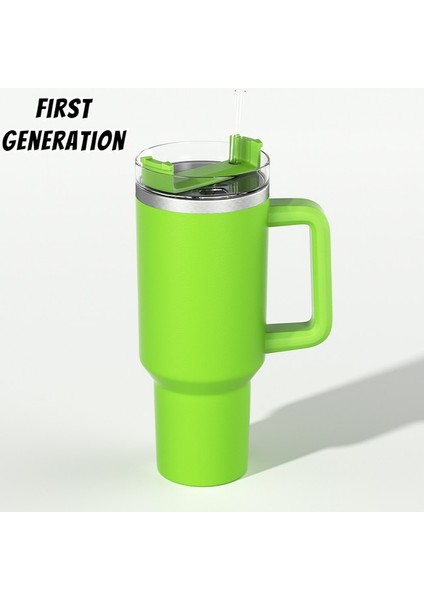 Birinci Nesil-12 40OZ 40OZ Drinkware Kupa Bardak Flowstate Stanley Quencher 1200ML Stanley Kupası Paslanmaz Çelik Vakum Yalıtımlı Bardak Buzlu Kahve Fincanı (Yurt Dışından)