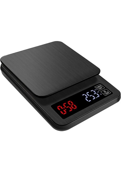 3kg-0.1g Zamanlayıcı ile Mutfak Terazisi Zamanlayıcı ile Akıllı Dijital Kahve Terazisi Elektronik Gıda Tartı Su Geçirmez Hassas Terazi 5kg/0.1g 3kg/0.1g (Yurt Dışından) indirimleri