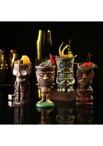 T2 410 ml 250-700 Hawaii Seramik Tiki Kupa Paskalya Adalı Şarap Kupası Yaratıcı Kokteyl Bira Şarap Bardağı Bar Partisi Için (Yurt Dışından) modelleri
