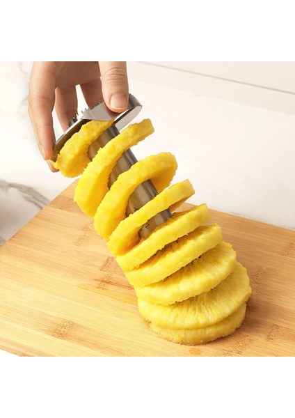 Mor Ananas Dilimleme Ananas Soyucu Paslanmaz Çelik Ananas Tart Kolay Çekirdek Temizleme Için Ananas Kesici Meyve Ananas Dilimleme (Yurt Dışından)