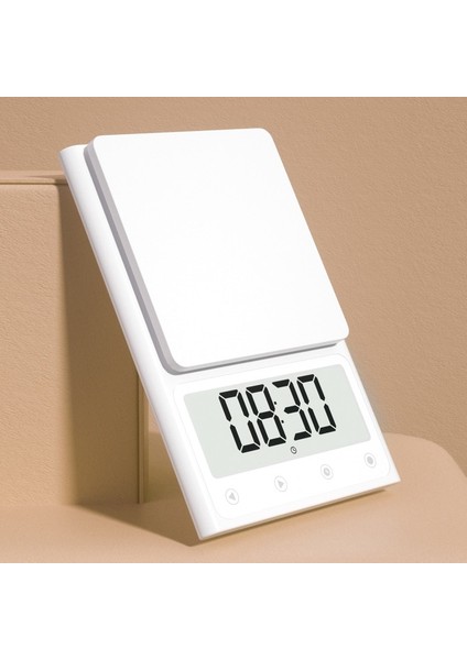 Pembe Ölçek-0.1g Mutfak Terazisi 5 Kg/1g Dijital Gram ve Ons Pişirme Kahve Saati Çalar Saat Zamanlayıcı Akıllı Gıda Ölçeği Braketi ile (Yurt Dışından) fırsatları