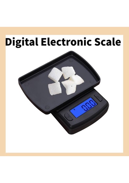 100G 0.01G Takı Ölçeği Ağırlık Dengesi Ölçeği Mutfak Eşyaları Yüksek Hassasiyetli Karat Ölçeği Taşınabilir 100G ~ 500G/0.01G Dijital Elektronik Terazi (Yurt Dışından) fırsatları