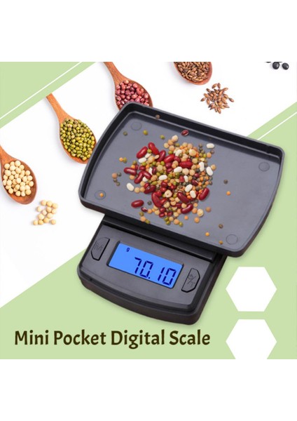 100G 0.01G Takı Ölçeği Ağırlık Dengesi Ölçeği Mutfak Eşyaları Yüksek Hassasiyetli Karat Ölçeği Taşınabilir 100G ~ 500G/0.01G Dijital Elektronik Terazi (Yurt Dışından) indirimleri