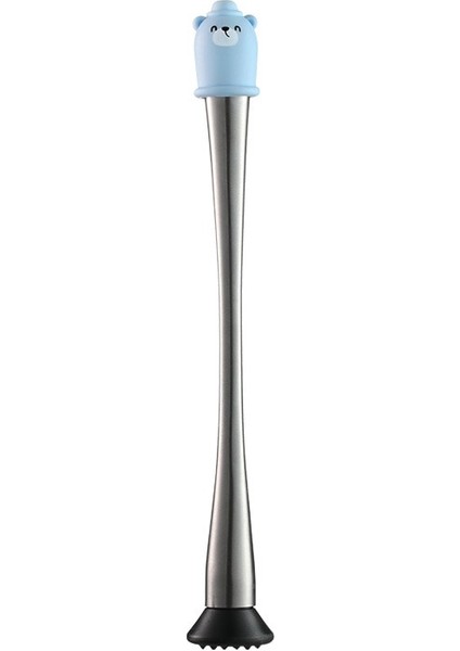 Karıştırma Çubuğu Mavi S Şarap Karıştırma Çubuğu Sıkıştırma Buz Limon Çekiç Sopa Meyve Presi Dıy Ezilmiş Buz Ezici Kokteyl Muddler Shaker Bardak Drinkware (Yurt Dışından)
