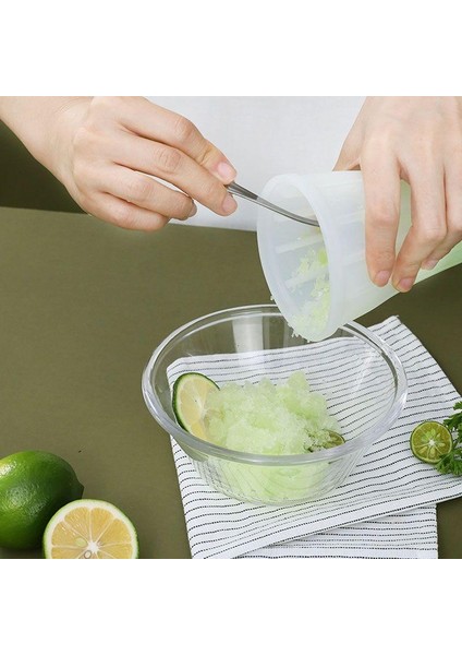 Portakal Tutam Fincan Smoothie Dondurulmuş Depolama Buz Yapıcı Bir Kırma Makinesi Çift Katmanlı Meyve Suyu Soğuk Içecek Net Kırmızı Ins (Yurt Dışından)