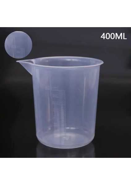 400 ml 1 Adet 1-10 Adet 20-1000 ml Plastik Mezun Ölçüm Kabı Sıvı Kabı Epoksi Reçine Silikon Yapma Aracı Şeffaf Karıştırma Kabı (Yurt Dışından)