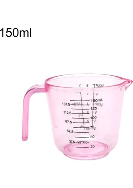 PINK150ML 150/300/600 ml Kolu Su Süt Yumurta Ölçeği Ölçüm Fincan Kupa Ölçüm Aracı Ölçme Aletleri Terazi Ölçme Bardak Sürahiler (Yurt Dışından)