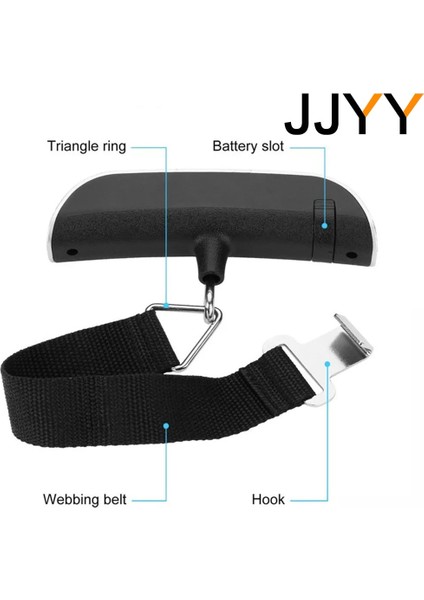 Boyut A Jjyy Taşınabilir Terazi Dijital LCD Ekran 110LB/50KG Elektronik Bagaj Asılı Bavul Seyahat Ağırlığı Bagaj Çantası Ağırlık Dengesi (Yurt Dışından) indirimleri