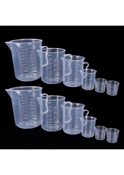 2 Adet 30ML 20/30/50/300/500/1000ML Plastik Sürahi Dekantör Şişe Ağzı Yüzey Mutfak Aracı Malzemeleri Ölçüm Kabı (Yurt Dışından)