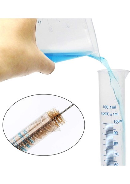 500ML A 1 Adet 1/3 Adet 10ML-1000ML Şeffaf Ölçüm Plastik Dereceli Silindir Plastik Deneme Testi Sıvı Tüp Laboratuvar Aracı (Yurt Dışından)
