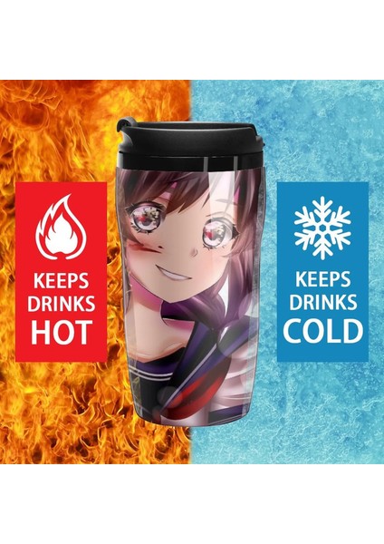 350 ml Yeni Yandere Chan Seyahat Kahve Kupa Kahve Fincanı Güzel Kahve Fincanı Kahve Kupa Kahve Kupaları Yaratıcı (Yurt Dışından) indirimleri