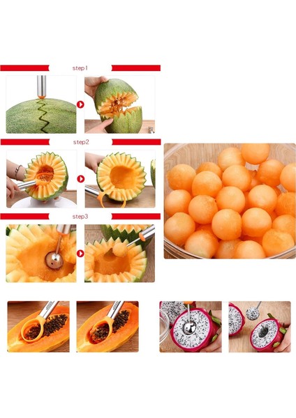 Gösterildiği Gibi Kepçe Seti Çekirdek Sökücü Kavun Balya Makinesi Sebze Ayırıcı Mutfak Aletleri (Yurt Dışından) modelleri