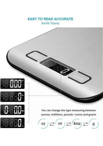 5kg 1g Siyah Dijital Mutfak Terazisi 10KG 5kg Hassas Elektronik Gıda Ölçeği Pişirme ve Pişirme Ölçme Araçları Paslanmaz Çelik Dengesi (Yurt Dışından) modelleri