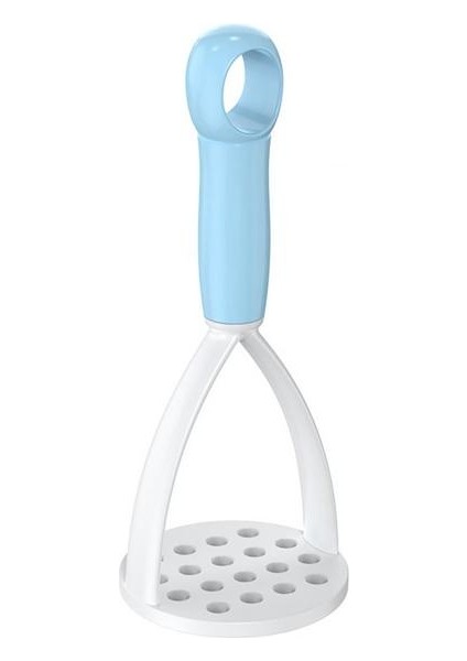 Mavi Faydalı Gıda Kırıcı Emek Tasarrufu Sağlayan Triturating Hafif Manuel Patates Kabak Sebze Kırma Aracı (Yurt Dışından)