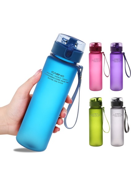 Mavi 560 ml Yüksek Kaliteli Su Şişesi Turu Açık Spor Sızdırmazlık Mühür Okul Su Şişeleri Çocuklar Için Büyük Kapasiteli Sağlıklı Su Bpa Ücretsiz (Yurt Dışından)