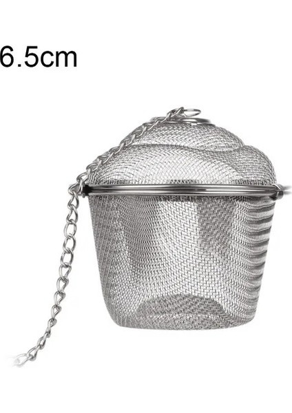 6.5cm 1 Adet Paslanmaz Çelik Çorba Tadı Baharat Kutusu Sepeti Salamura Tencere Cüruf Ayırma Kevgir Süzgeçler Pişirme Örgü Filtre Aracı (Yurt Dışından)
