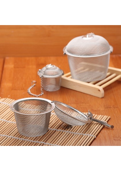 6.5cm 1 Adet Paslanmaz Çelik Çorba Tadı Baharat Kutusu Sepeti Salamura Tencere Cüruf Ayırma Kevgir Süzgeçler Pişirme Örgü Filtre Aracı (Yurt Dışından) indirimleri