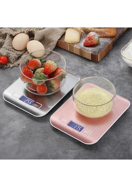 Pembe 10 kg Dijital Mutfak Terazisi 5 Kg/10 kg Gıda Ölçeği Steeprecision Ölçeği Pişirme Için Gram Ölçekler Mutfak Pişirme Pişirme Ölçeği (Yurt Dışından) indirimleri
