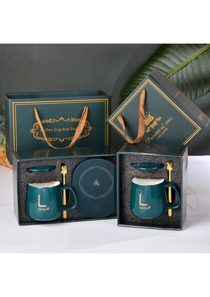 Pembe Coaster 400ML Kahve Kupa Isıtma Pedi Seramik Bardak Isıtıcı Sabit Sıcaklık Coaster USB Elektrikli Mat Süt Çay Su Isıtıcı Ev Ofis Hediyeleri (Yurt Dışından) fırsatları