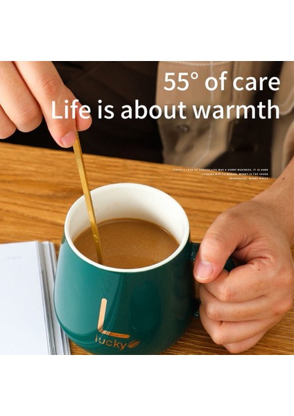 Pembe Coaster 400ML Kahve Kupa Isıtma Pedi Seramik Bardak Isıtıcı Sabit Sıcaklık Coaster USB Elektrikli Mat Süt Çay Su Isıtıcı Ev Ofis Hediyeleri (Yurt Dışından) indirimleri