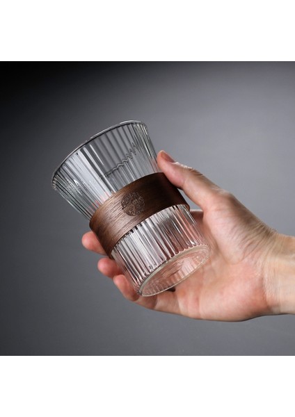 130ML B 301-400ML Japon Tarzı Cam Kahve Kupa Ceviz Fincan Kol Cam Bardak Gözlük Kawaii Fincan Coffeeware Güzel Çay Kupaları Bira Kupa Sevimli Kupa (Yurt Dışından)