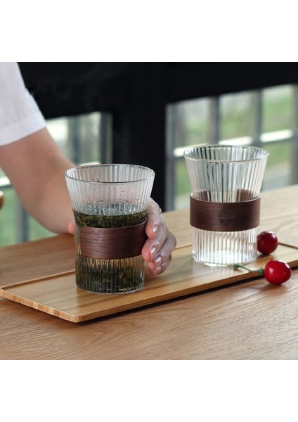 130ML B 301-400ML Japon Tarzı Cam Kahve Kupa Ceviz Fincan Kol Cam Bardak Gözlük Kawaii Fincan Coffeeware Güzel Çay Kupaları Bira Kupa Sevimli Kupa (Yurt Dışından)