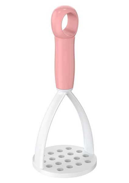 Pembe Preslenmiş Patates Püresi Ezici Ricer Sebze Suyu Makinesi Bebek Maması Aracı Kırıcı Plastik Restoran Alet Pembe (Yurt Dışından)