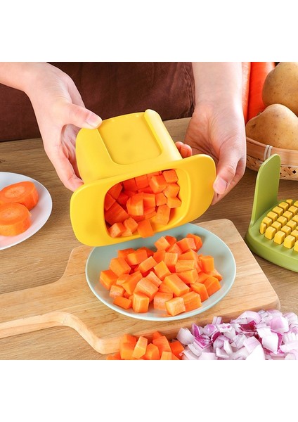 Stil 2 Sebze Kesici Patates Soğan Dilimleyici Havuç Patates Doğrama Salatalık Patates Kızartması Dilimleyici Sebze Doğrama Kesici Mutfak Gadget (Yurt Dışından) modelleri