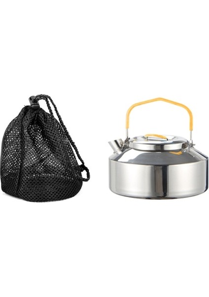 Gösterildiği Gibi Çantalı 800ML Pot 250/350/500ML Paslanmaz Çelik Kamp Kupası Açık Yürüyüş Seyahat Çay Kahve Bira Kupaları Katlanır Saplı Su Şişesi Drinkware (Yurt Dışından)