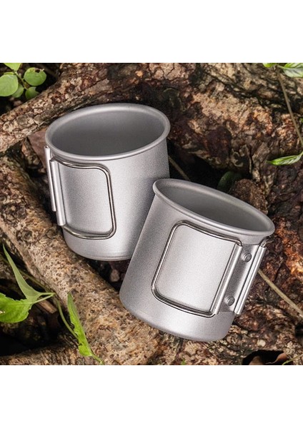 Gösterildiği Gibi Çantalı 800ML Pot 250/350/500ML Paslanmaz Çelik Kamp Kupası Açık Yürüyüş Seyahat Çay Kahve Bira Kupaları Katlanır Saplı Su Şişesi Drinkware (Yurt Dışından) fırsatları