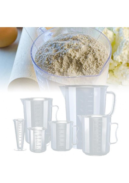 250ML 6 Stil 250ML/500ML/1000ML/2000ML/50ML/100ML Ölçüm Kabı Plastik Mezun Ölçüm Kupaları Şeffaf Kupa Ev Gereçleri Için (Yurt Dışından)