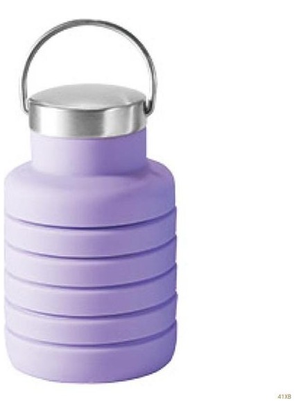 Mor 41XB 500 ml Taşınabilir Katlanabilir Su Şişesi Açık Seyahat Için Su Bardağı Spor Salonu (Yurt Dışından)