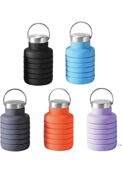 Mor 41XB 500 ml Taşınabilir Katlanabilir Su Şişesi Açık Seyahat Için Su Bardağı Spor Salonu (Yurt Dışından) fiyatları