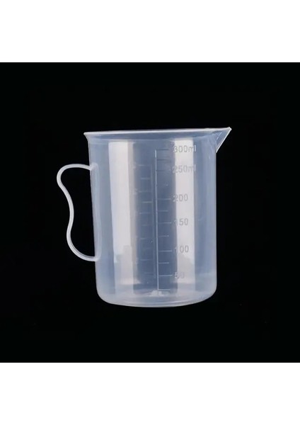 300ML Saplı Ölçü Sürahi Dekantör Ağzı Yüzey Mutfak Laboratuvar Ölçüm Kabı Ölçeği Şeffaf Pişirme Aracı 20/30/50/300/500/1000ML #1025 (Yurt Dışından)
