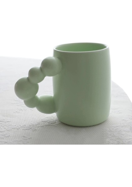 Yeşil 301-400 ml Yaratıcı Sevimli Kabak Boncuk Kahve Süt Kupa Büyük Kapasiteli Dekor Seramik Su Suyu Kulplu Fincan Isıya Dayanıklı Kahvaltı Fincan (Yurt Dışından) fiyatları