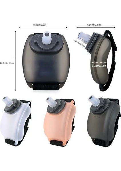 Mat Pembe 200 ml Açık Koşu Bilek Su Şişesi Taşınabilir Spor Bilek Su Şişesi Ayarlanabilir Spor Fincan Spor Bisiklet Maratonu (Yurt Dışından) fiyatları