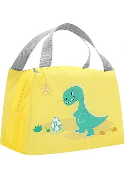 Sarı Öğle Yemeği Taşıma Çantası Sızdırmaz Termal Bento Şık Yalıtımlı Öğle Yemeği Taşıma Çantası Yumuşak Doku Öğle Yemeği Kutusu Çantası Tote Piknik Için (Yurt Dışından) fiyatları