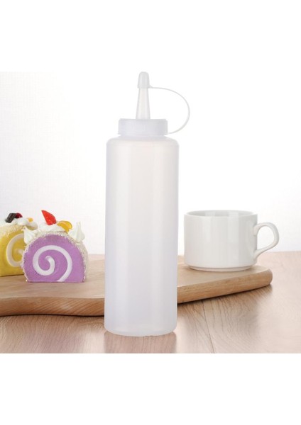 Wei 24 Oz Çeşni Sıkma Şişeleri Ketçap Hardal Mayo Sıcak Soslar Zeytinyağı Şişeleri Mutfak Gadget Kek Dekorasyon Aracı (Yurt Dışından)