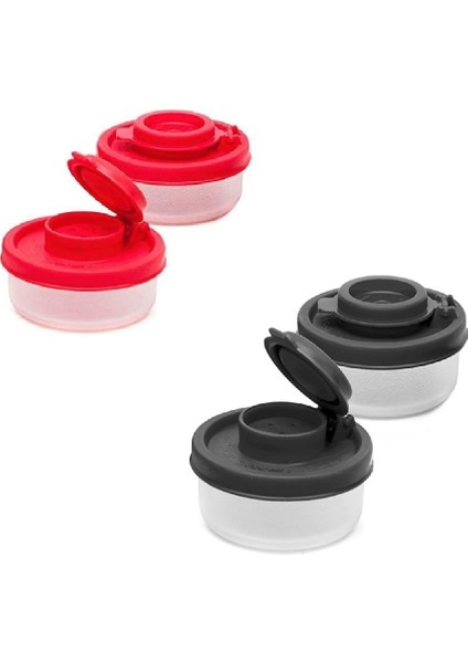 Green-S 3/1 Adet Baharat Kavanozları Biber Çalkalayıcılar Tuz Piknik Açık Havada Mutfak Öğle Yemeği Şişesi Nem Geçirmez Mühürlü Mini Baharat Pot Dağıtıcı (Yurt Dışından)